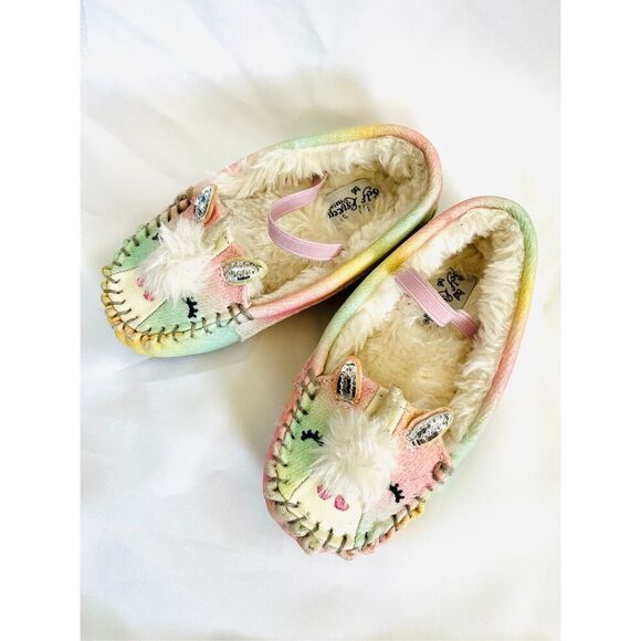 Self Esteem Toddler 7 Rainbow Unicorn Slippers BUY 2 GET 1 FREE - Picture 2 of 7